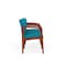 Lesro Lenox 3 Seat Tandem Seating W/ Arms, 65 in W 26 in L 31.5 in H LW3103 - alternate 1